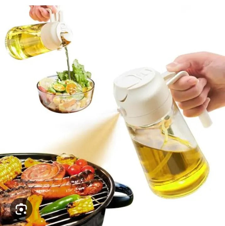 2 in 1 Oil Jug & Spray Bottle | Smart Dual Dispenser