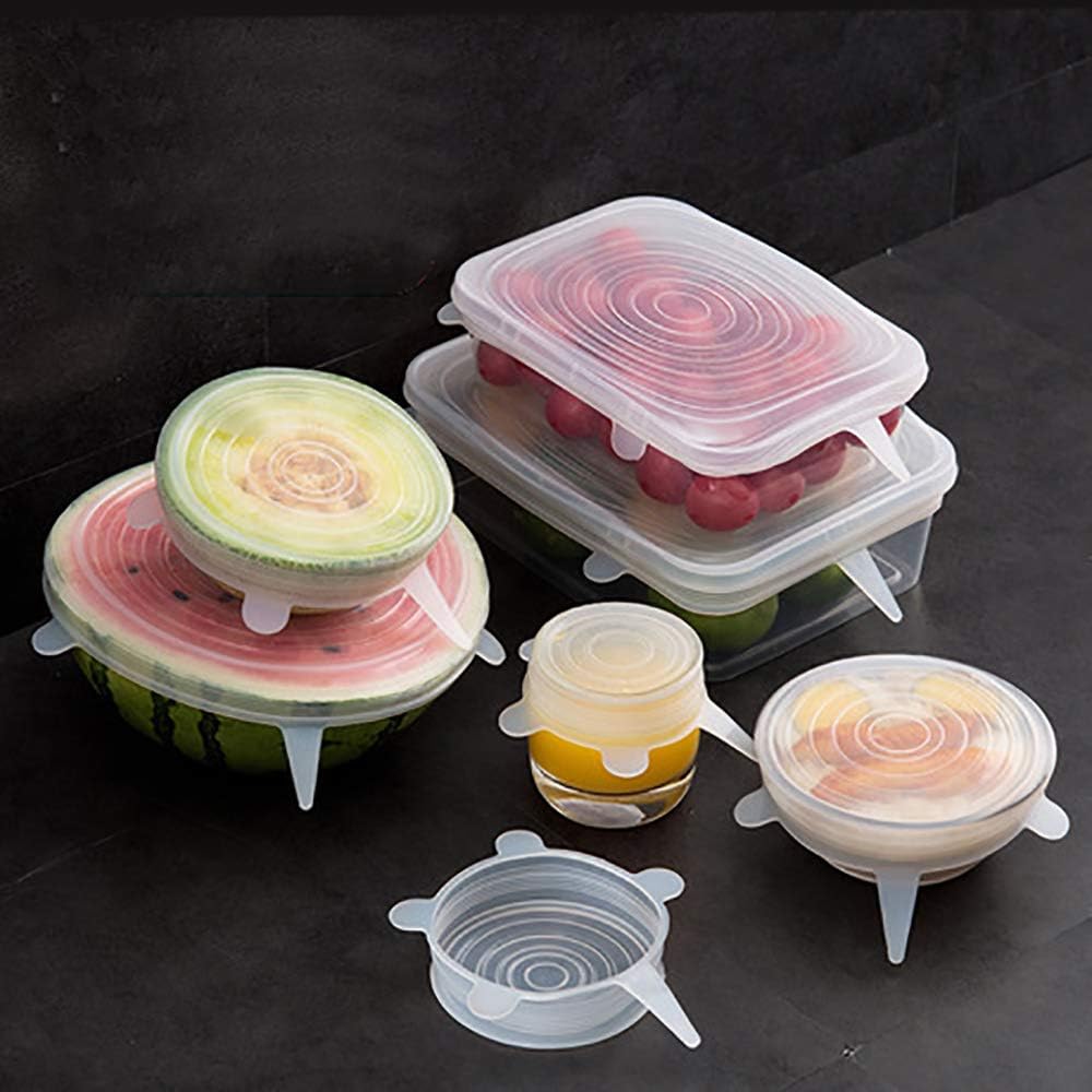 Premium Silicone Airtight Bowl Covers (6-Piece Set)