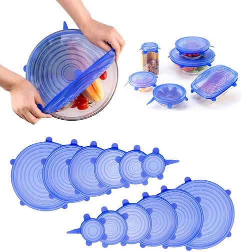 Premium Silicone Airtight Bowl Covers (6-Piece Set)
