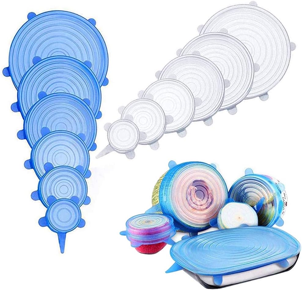 Premium Silicone Airtight Bowl Covers (6-Piece Set)