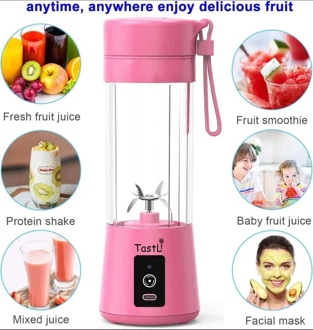 6 Blade Mini Juicer – USB Rechargeable Portable Blender