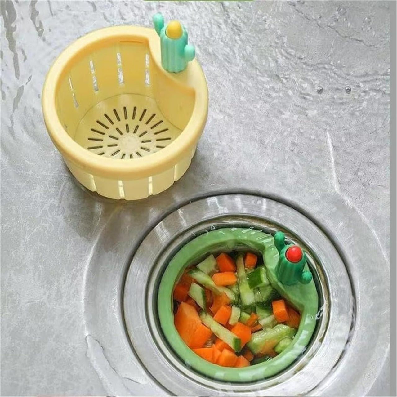 Cactus Design Sink Drain Filter – Premium Kitchen Strainer