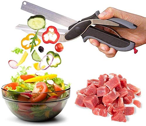 Clever Cutter – 2-in-1 Knife and Cutting Board Scissor
