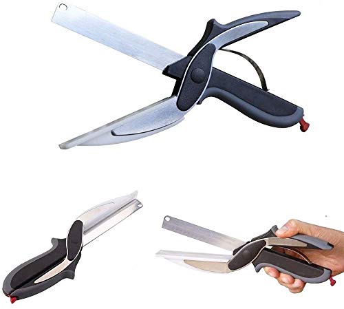Clever Cutter – 2-in-1 Knife and Cutting Board Scissor