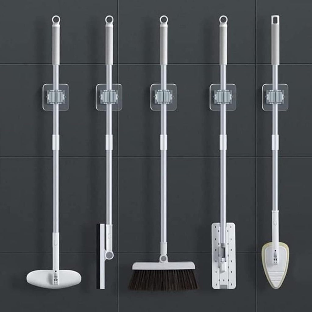 Easy-Install Wall-Mounted Mop & Broom Holder – Buy 1 Get 2 Free (3-Pack)