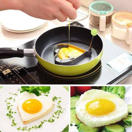 Pack of 4 Egg Mold Shapers – Creative Breakfast Tools