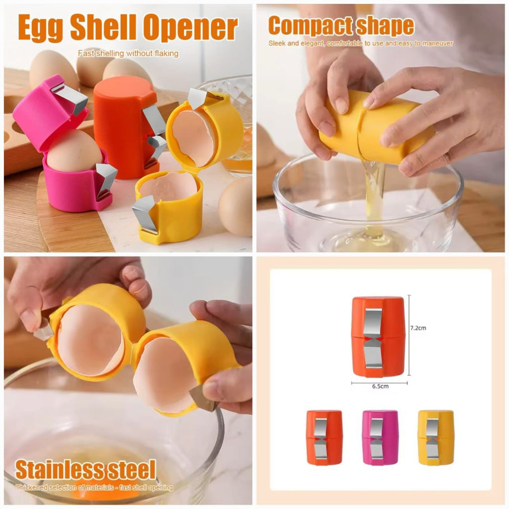 Egg Shell Opener | Food-Grade Plastic Egg Topper Tool