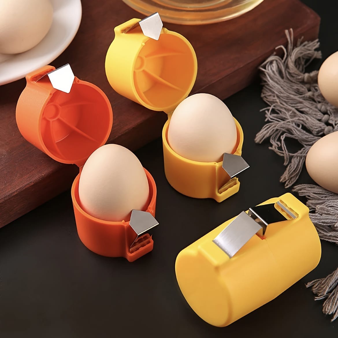Egg Shell Opener | Food-Grade Plastic Egg Topper Tool