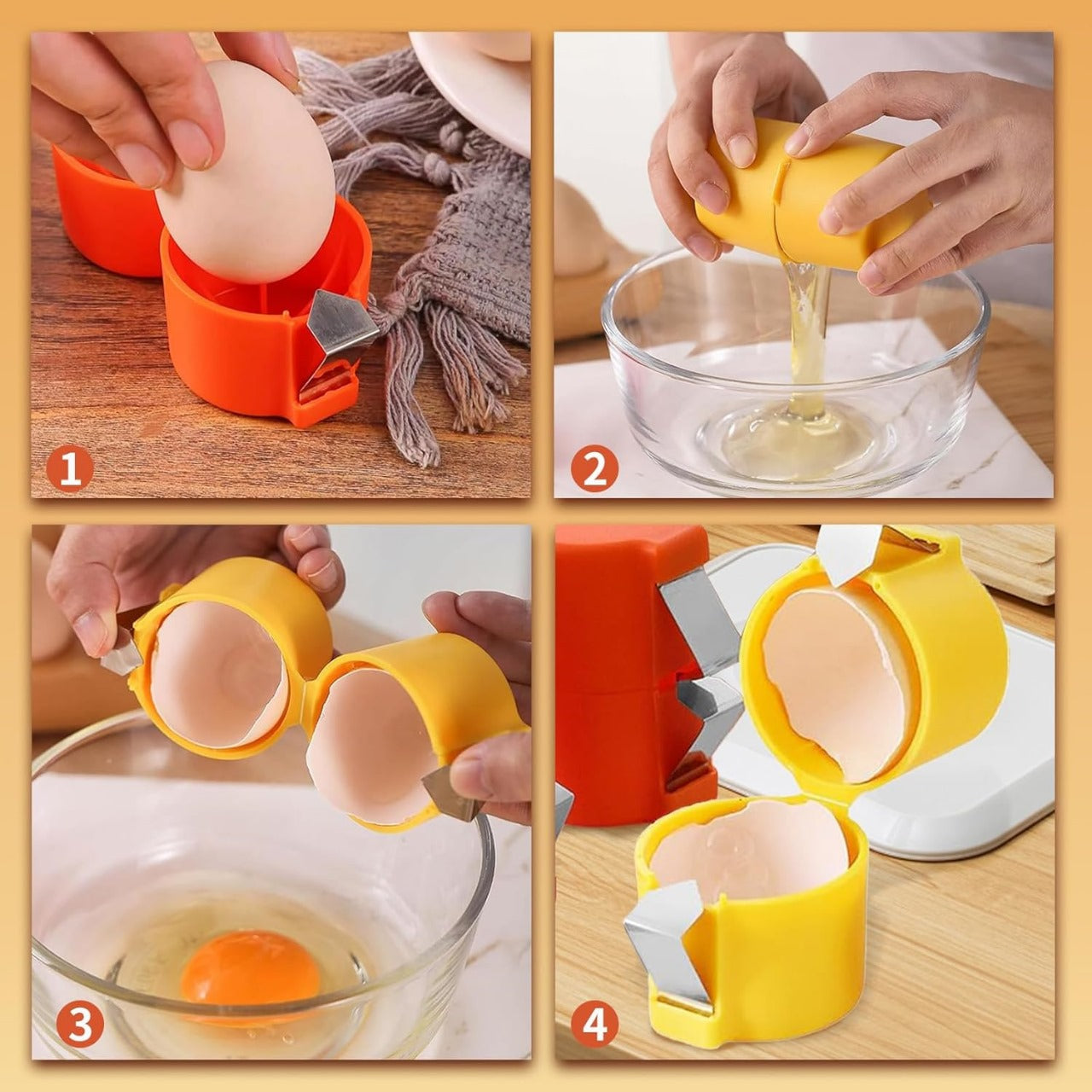 Egg Shell Opener | Food-Grade Plastic Egg Topper Tool