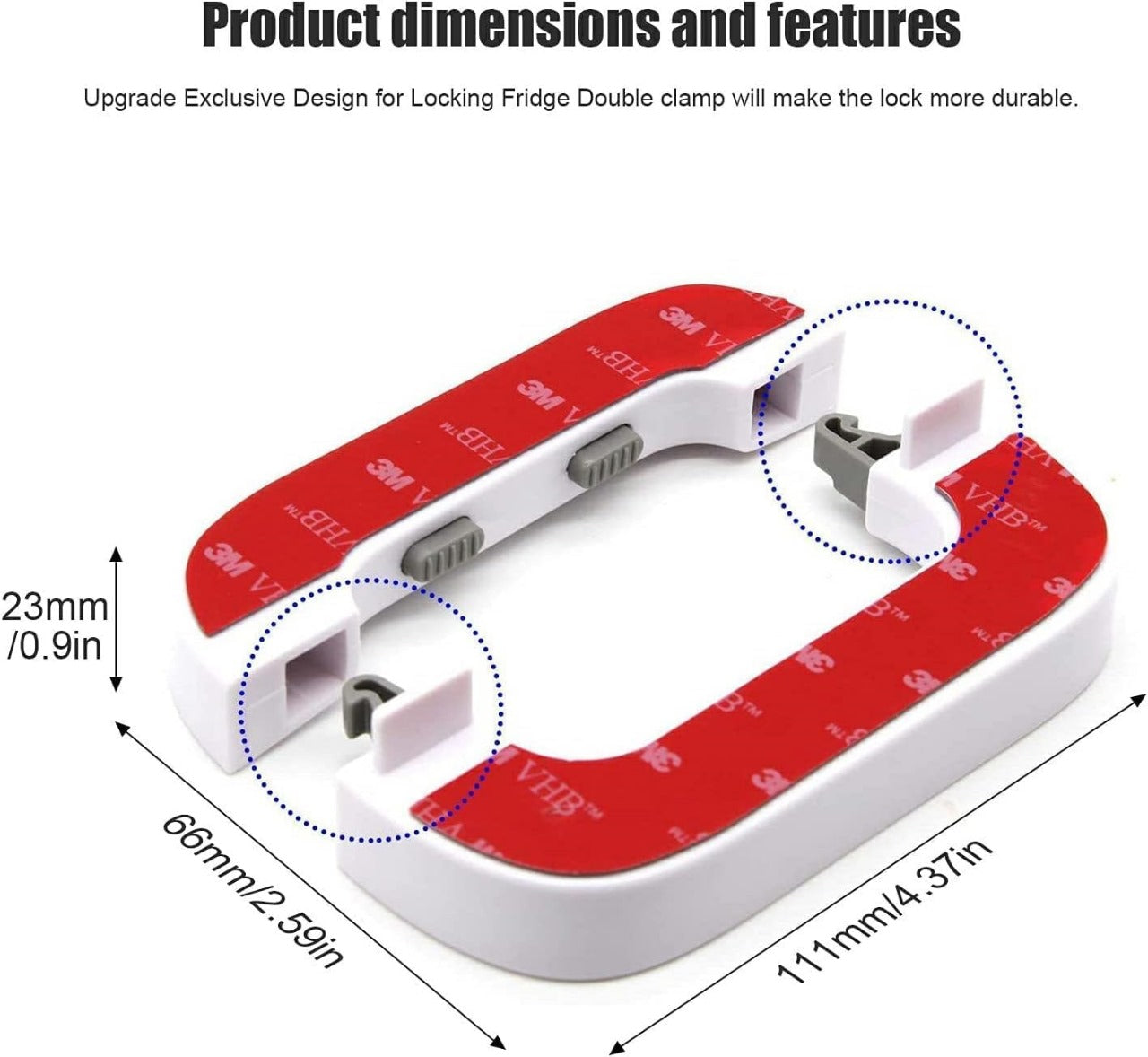 Fridge Lock – Child-Proof Refrigerator Safety Lock