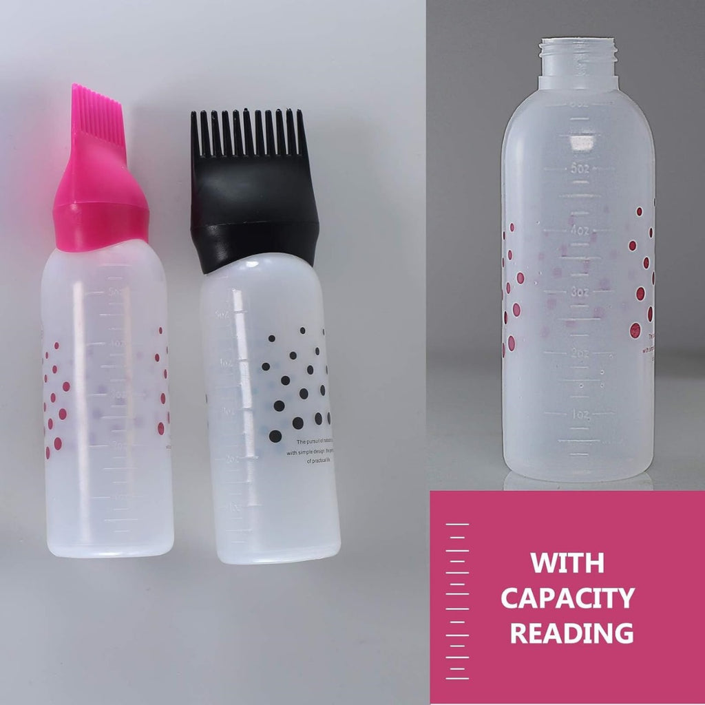 Silicone Hair Oil Bottle – Easy Squeeze Scalp Applicator