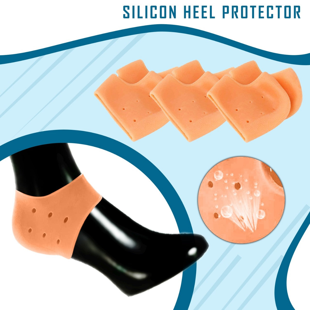 Half Heel Silicone Cushion Support
