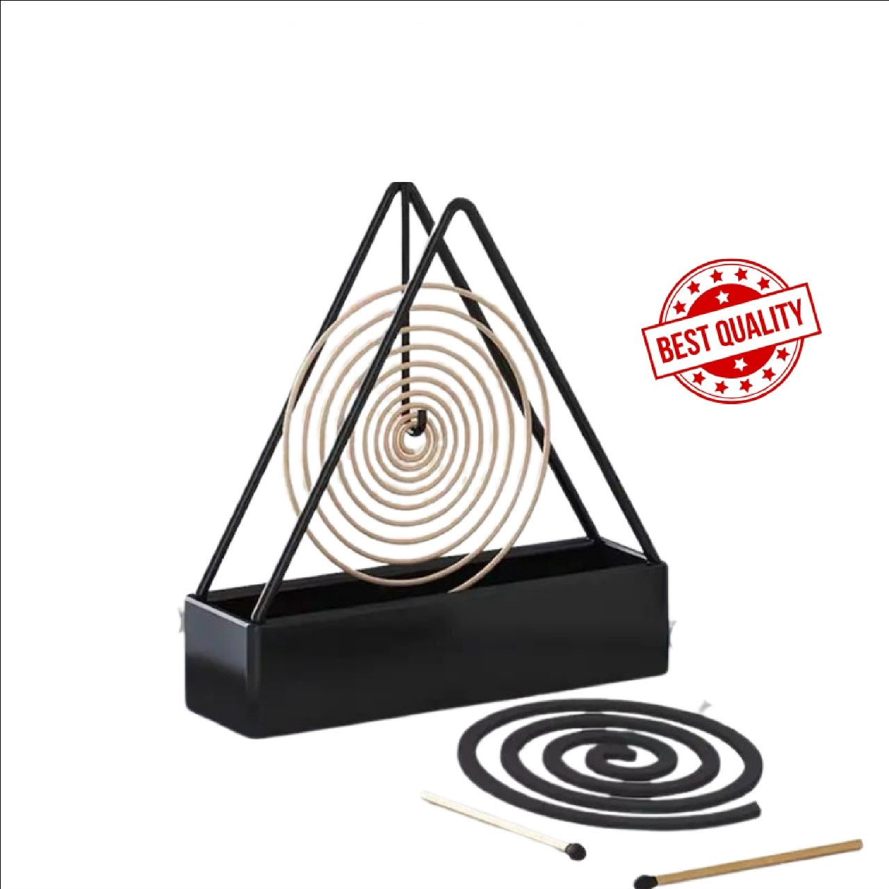 Metal Mosquito Coil Stand – Buy 1 Get 2 Free (3-Pack)
