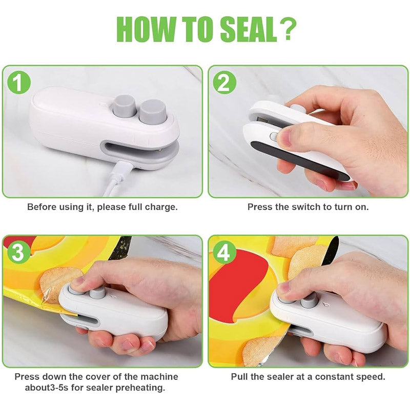 Mini Sealing Machine – Portable Food Bag Heat Sealer