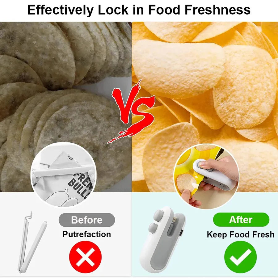 Mini Sealing Machine – Portable Food Bag Heat Sealer