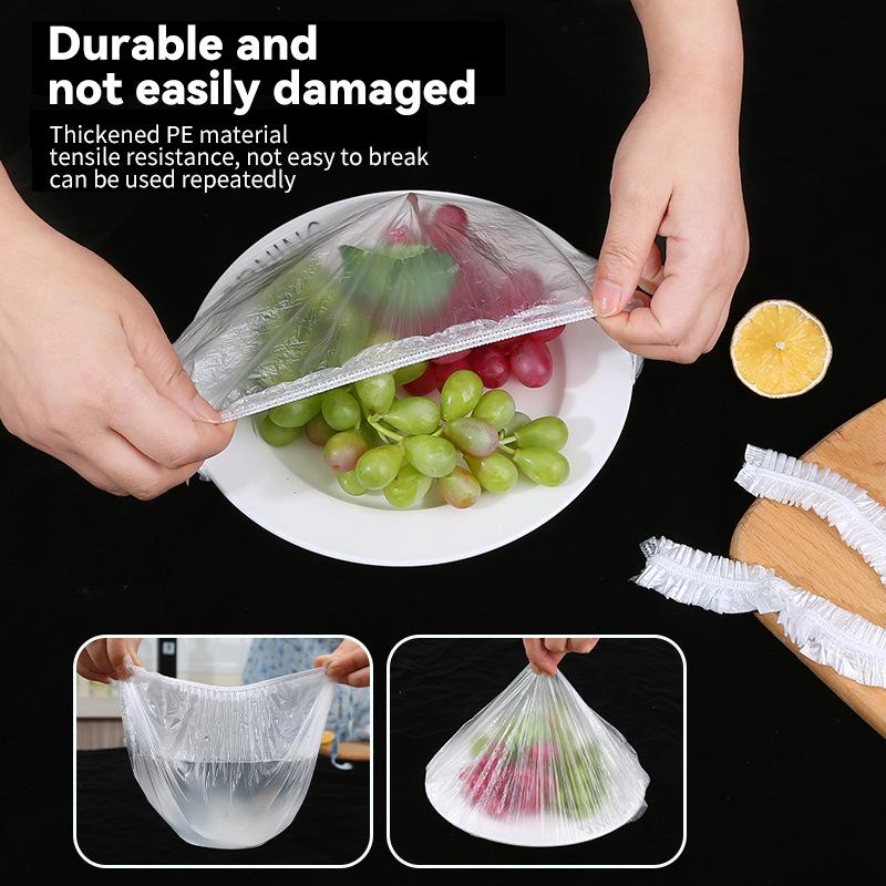 Plastic Shopper Food Covers – 100-Pack Buy 1 Get 2 Free