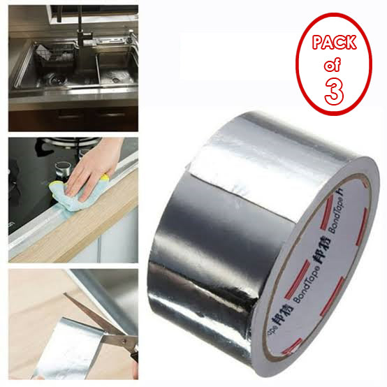 High Temp Leak-Proof Tin Foil Tape – Buy 1 Get 2 Free (3-Pack)