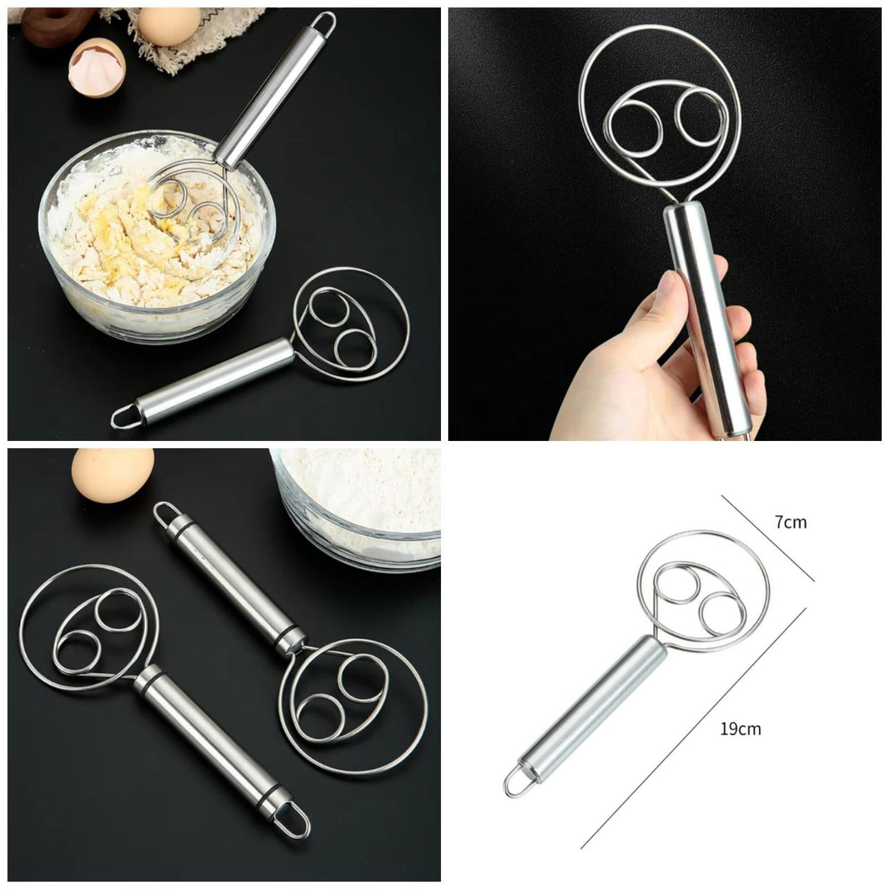 Premium Stainless Steel Dough Mixer for Effortless Baking