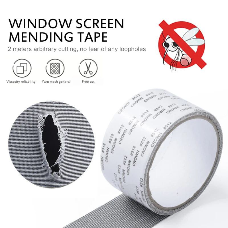 Premium Window Screen Repair Mesh Tape