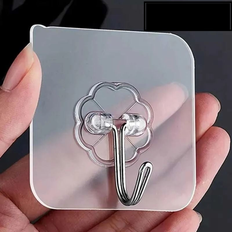 Wall Hook Stickers – Strong Self-Adhesive (Pack of 10)